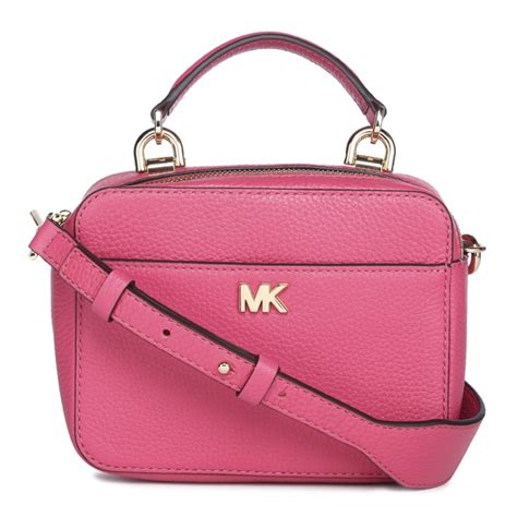 michael kors pink womens satchel bag|Michael Kors pink crossbody satchel.